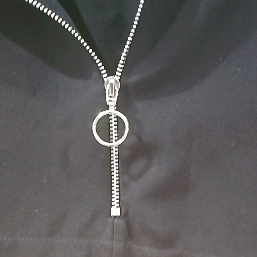 Zara Basic Color Block Spring Jacket Blk & Pink Xs - image 7